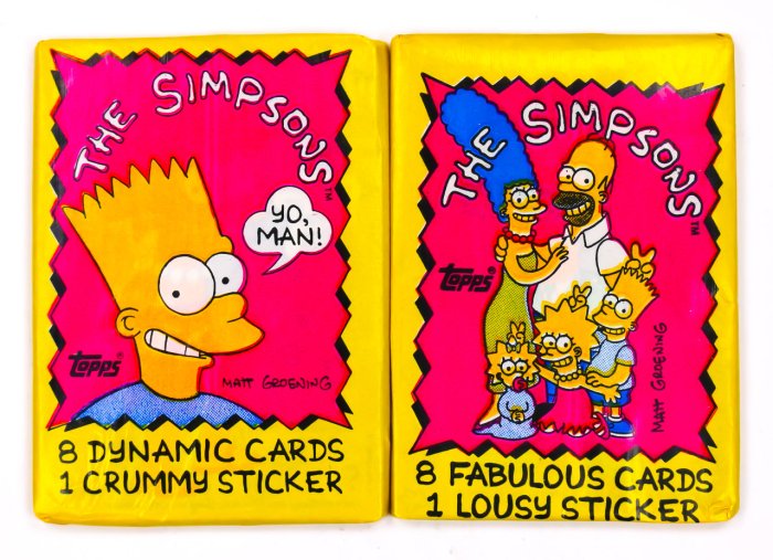 Simpsons Trading Cards 1990 A Cultural Phenomenon